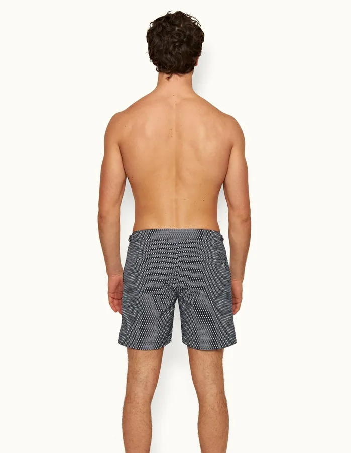 Orlebar Brown Swim Shorts Men Bulldog Midnight Navywhite