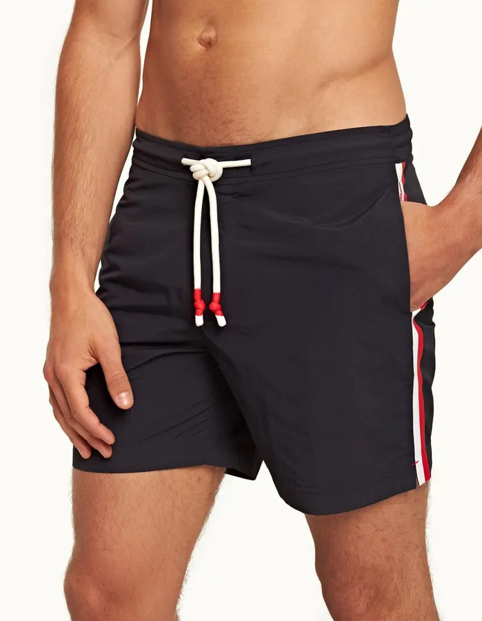 Orlebar Brown Swim Shorts Men Standard Bonded Night Iris