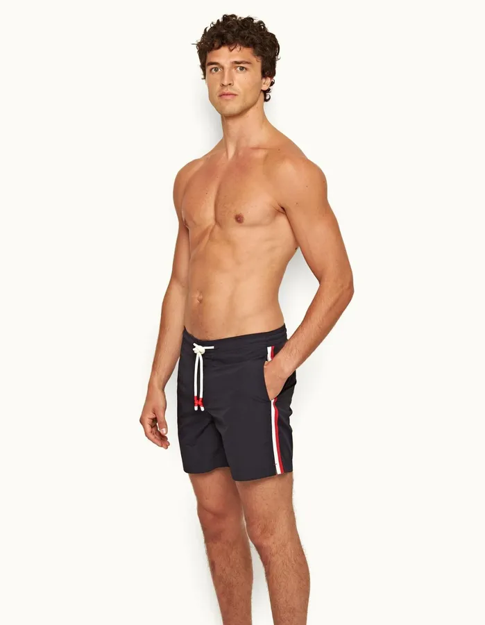 Orlebar Brown Swim Shorts Men Standard Bonded Night Iris
