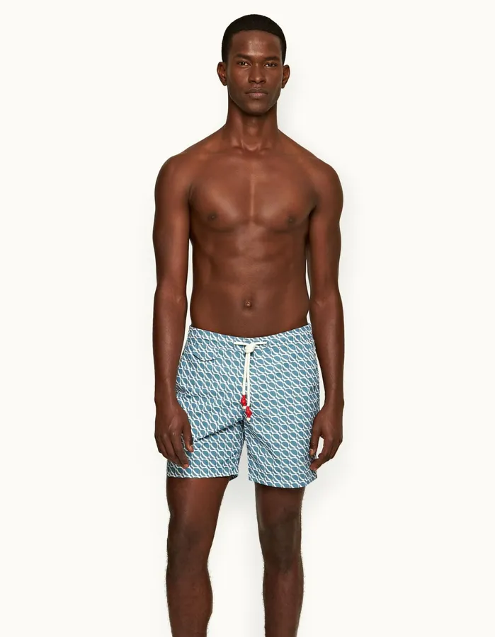 Orlebar Brown Swim Shorts Men Standard Wish Blue