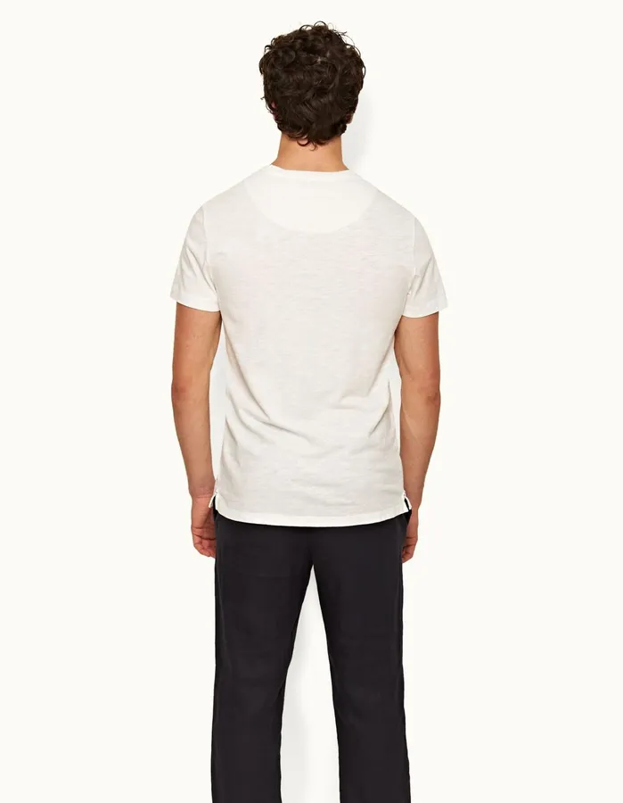 Orlebar Brown TShirts Men Ob Classic Tee White Sand