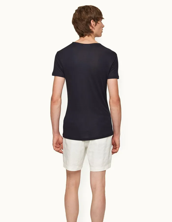 Orlebar Brown TShirts Men ObT Cashmere Night Iris