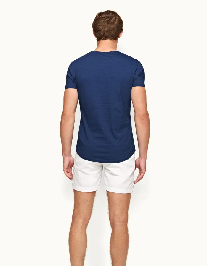 Orlebar Brown TShirts Men ObT Denim Pigment