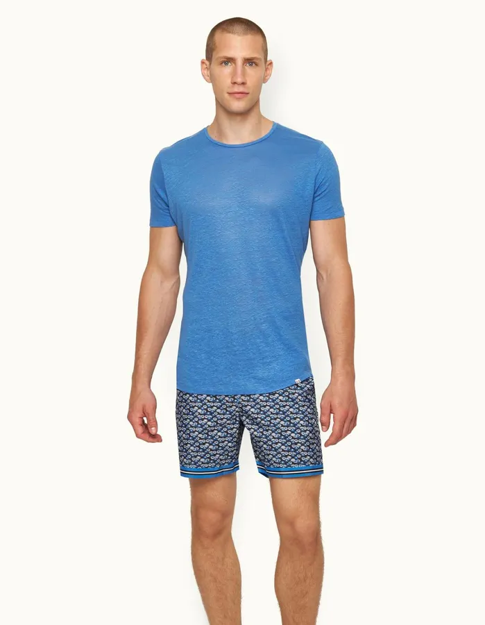 Orlebar Brown TShirts Men ObT Linen Tidal