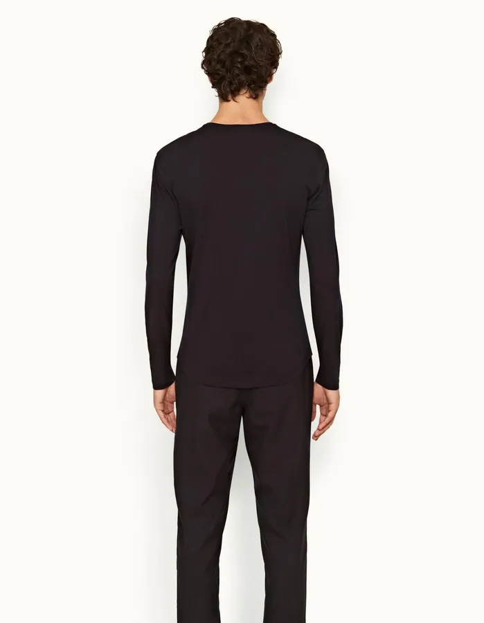 Orlebar Brown TShirts Men ObT Merino Night Iris