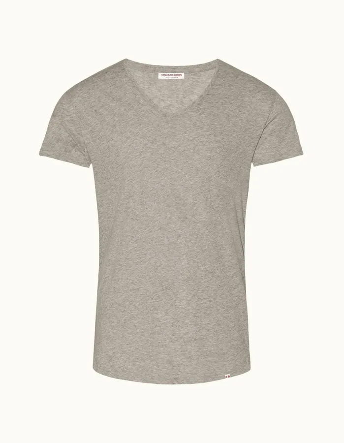 Orlebar Brown TShirts Men ObV Mid Grey Melange