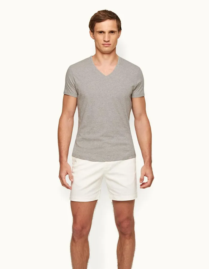 Orlebar Brown TShirts Men ObV Mid Grey Melange