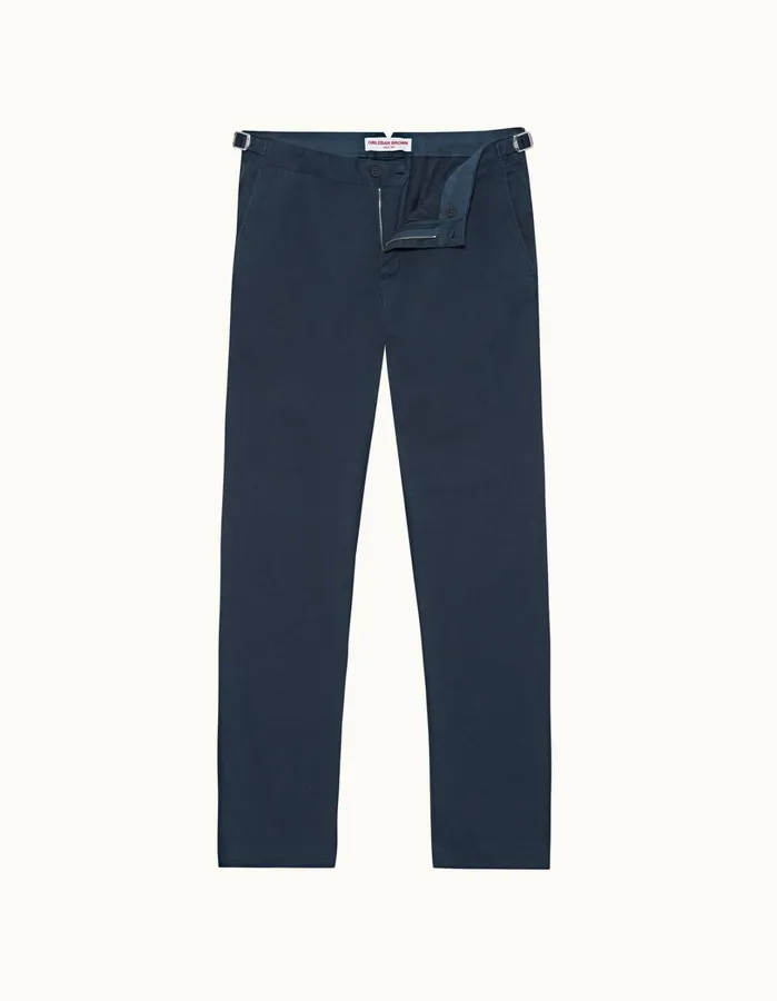 Orlebar Brown Trousers Men Fallon Stretch Dark Navy