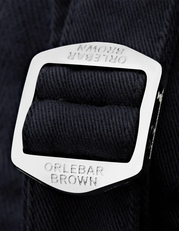 Orlebar Brown Trousers Men Fallon Stretch Dark Navy