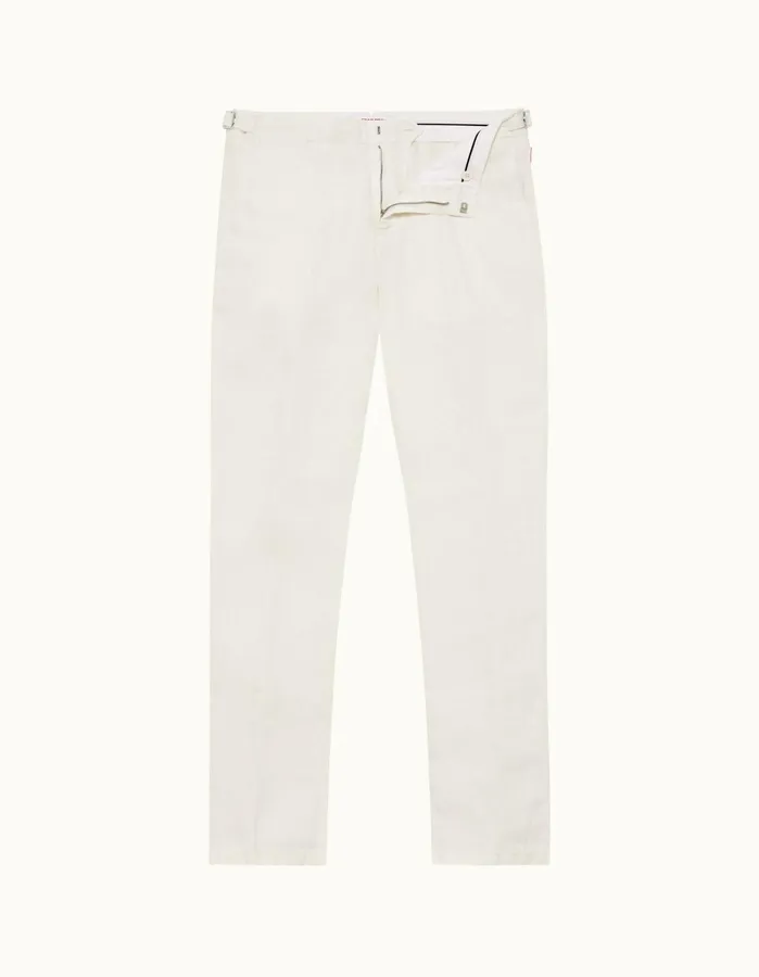 Orlebar Brown Trousers Men Griffon Linen Sandbar