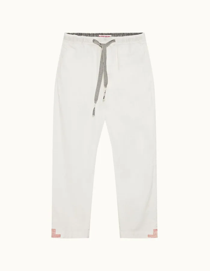 Orlebar Brown Trousers Men Sonoran Washed Buttercup