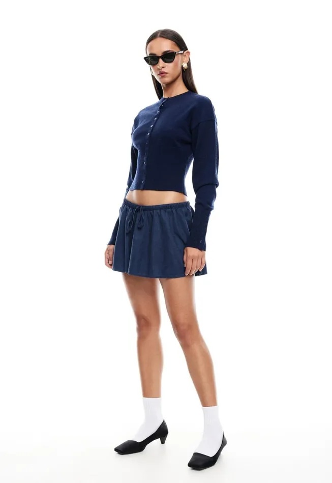 Outerwear Women Lioness Fashion HEAD IN THE CLOUDS CARDIGAN Navy