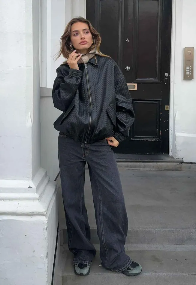 Outerwear Women Lioness Fashion KENNY BOMBER Onyx