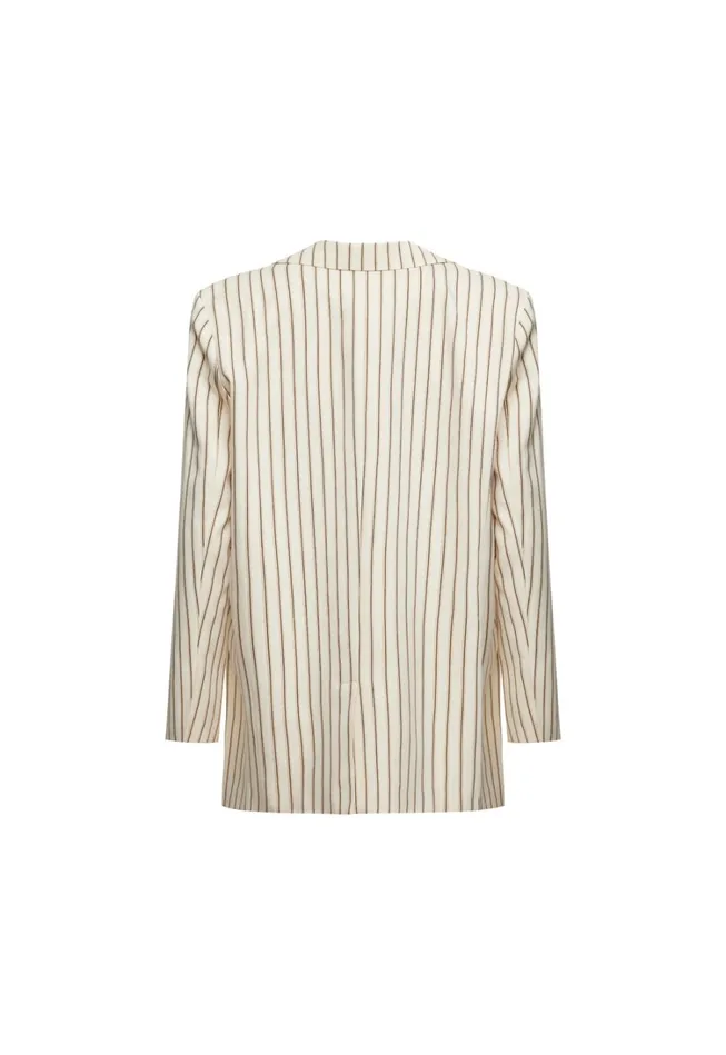 Outerwear Women Lioness Fashion LES DEUX BLAZER Cream Stripe Outerwear Women Lioness Fashion LES DEUX BLAZER Cream Stripe