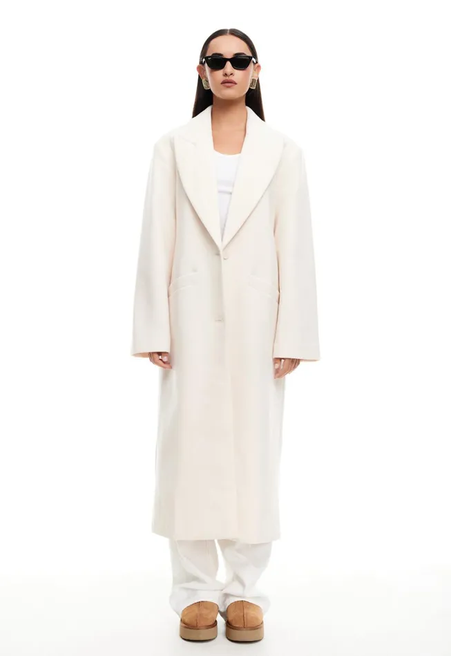 Outerwear Women Lioness Fashion OLSEN COAT Cream