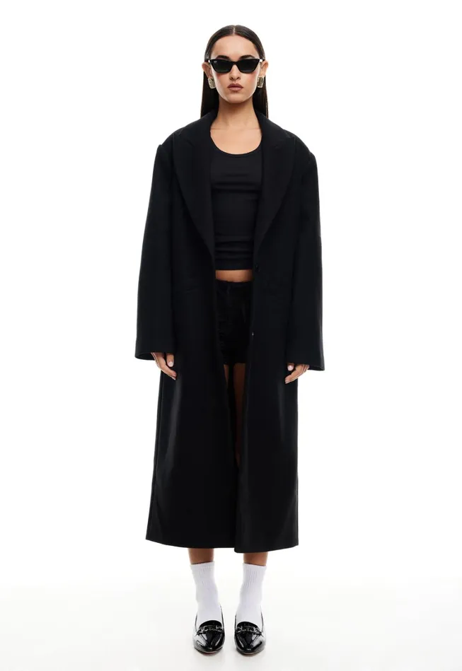 Outerwear Women Lioness Fashion OLSEN COAT Onyx
