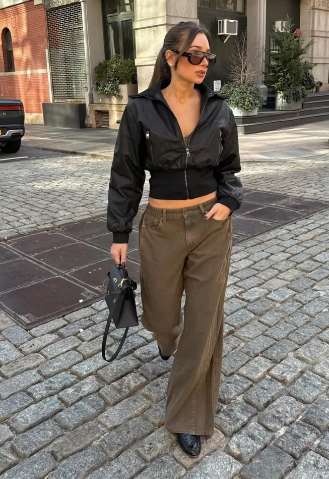 Outerwear Women Lioness Fashion WESTWOOD CROP JACKET Onyx