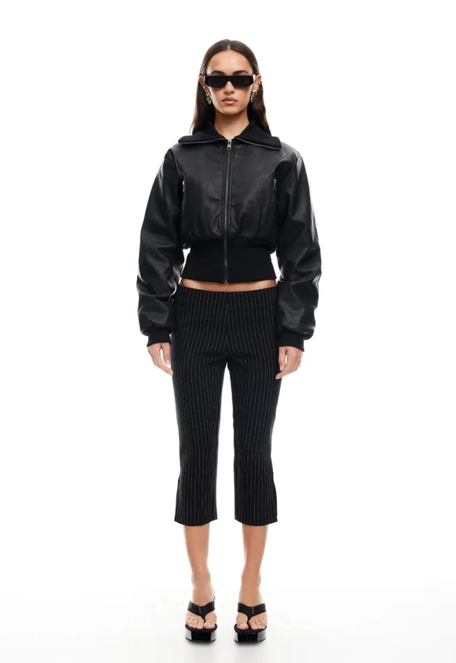 Outerwear Women Lioness Fashion WESTWOOD CROP JACKET Onyx Outerwear Women Lioness Fashion WESTWOOD CROP JACKET Onyx