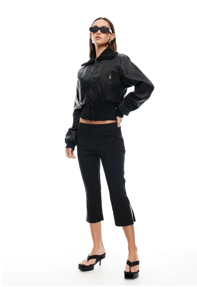 Outerwear Women Lioness Fashion WESTWOOD CROP JACKET Onyx Outerwear Women Lioness Fashion WESTWOOD CROP JACKET Onyx