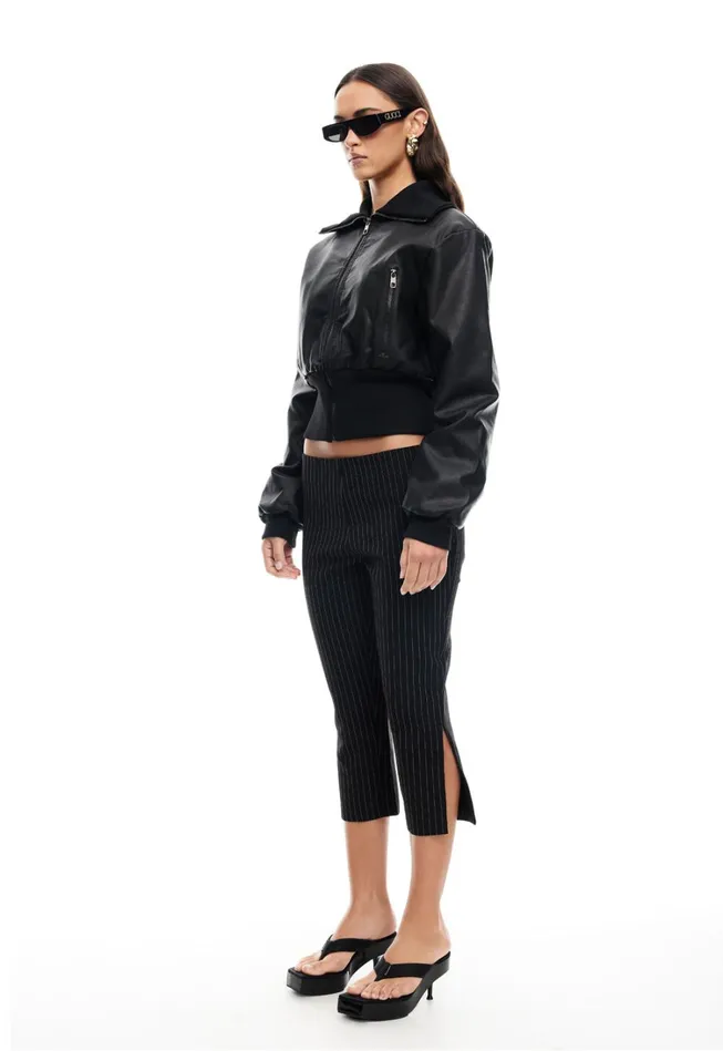 Outerwear Women Lioness Fashion WESTWOOD CROP JACKET Onyx Outerwear Women Lioness Fashion WESTWOOD CROP JACKET Onyx