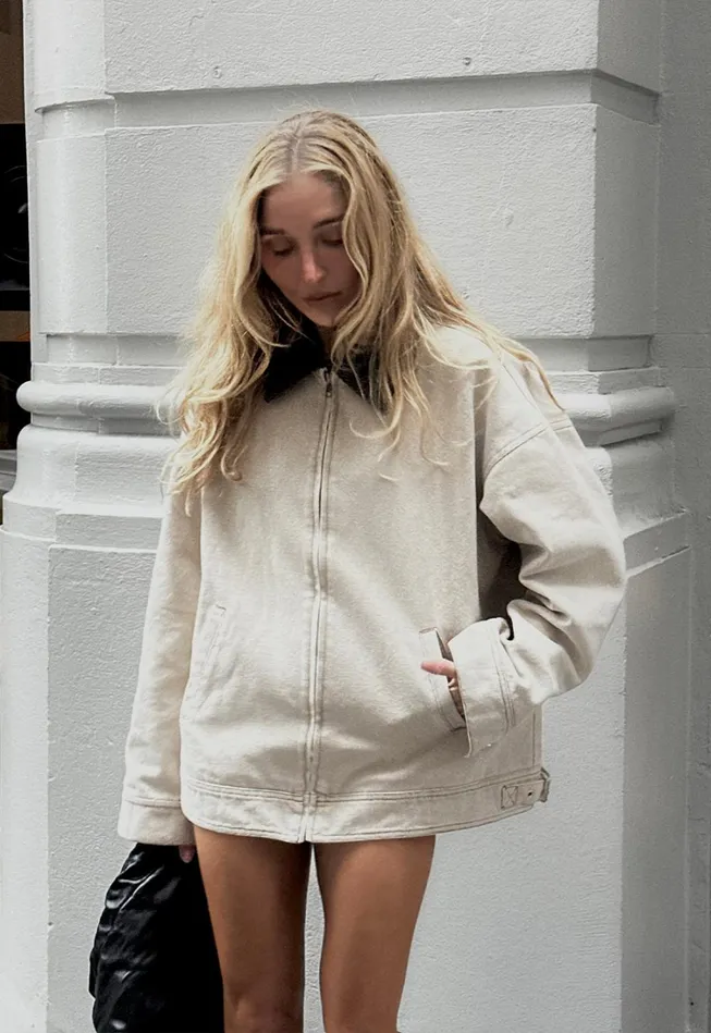 Outerwear Women Lioness Fashion WORKWEAR JACKET Stone Outerwear Women Lioness Fashion WORKWEAR JACKET Stone