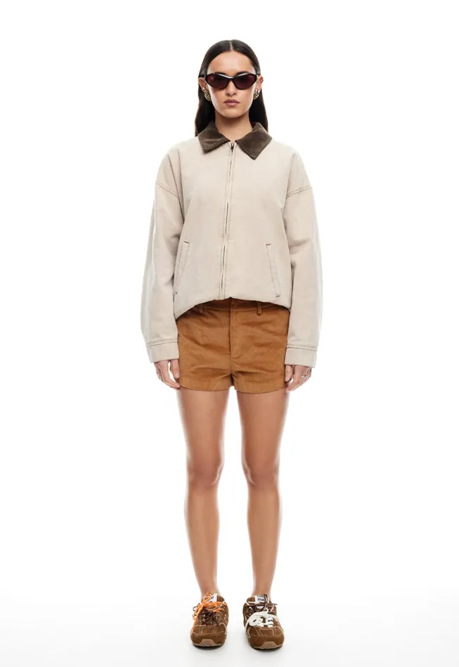 Outerwear Women Lioness Fashion WORKWEAR JACKET Stone Outerwear Women Lioness Fashion WORKWEAR JACKET Stone