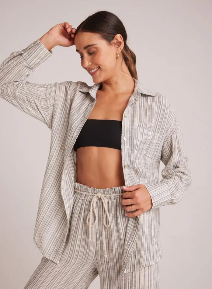 Oversize Pocket Button Down 8211 Eze Slub Stripe Women Bella Dahl Button Down Oversize Pocket Button Down 8211 Eze Slub Stripe Women Bella Dahl Button Down