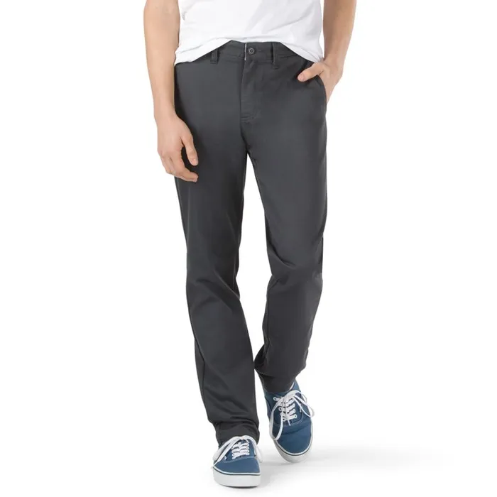 Pants and Denim Men Vans Authentic Chino Stretch Pant Asphalt