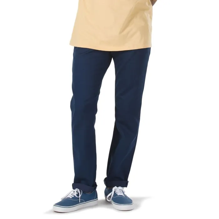 Pants and Denim Men Vans Authentic Chino Stretch Pant Dress Blues