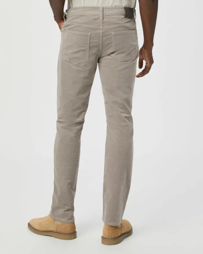 Pants and Joggers Men PAIGE Federal Slim Straight Pant 8211 Silver Pearl Corduroy Pants and Joggers Men PAIGE Federal Slim Straight Pant 8211 Silver Pearl Corduroy