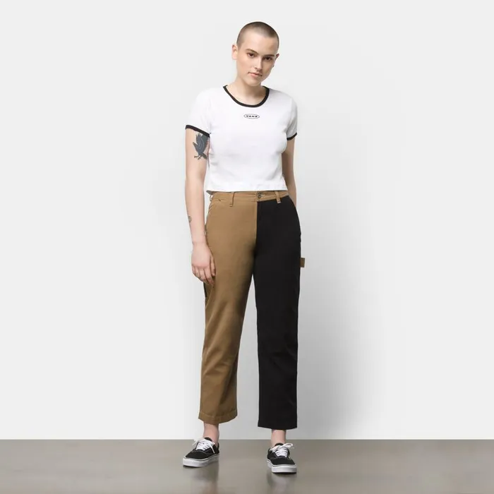 Pants and Leggings Women Vans Grunge Glam Pant Dirtblack