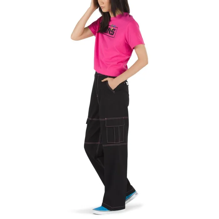 Pants and Leggings Women Vans Thread It Cargo Pant Black