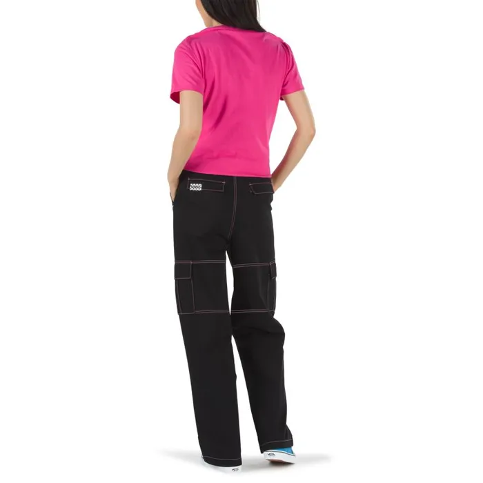 Pants and Leggings Women Vans Thread It Cargo Pant Black Pants and Leggings Women Vans Thread It Cargo Pant Black