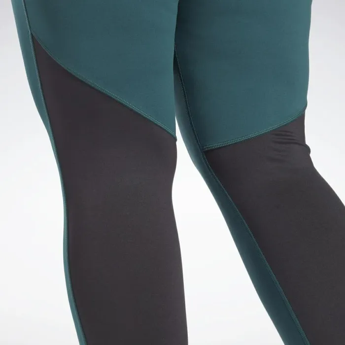 Pants and Sweatpants Womens Reebok Beyond The Sweat Leggings Plus Size Forest Green