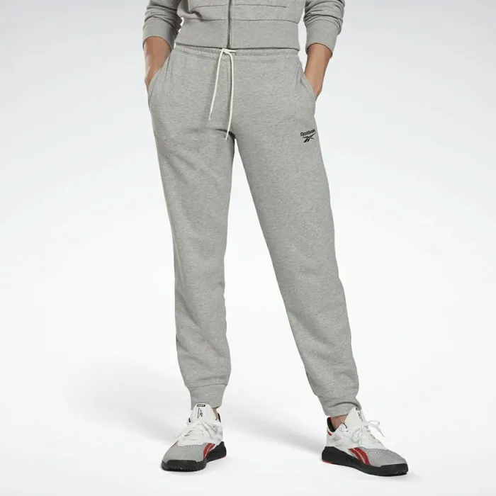 Pants and Sweatpants Womens Reebok Identity French Terry Pants Medium Grey Heather Pants and Sweatpants Womens Reebok Identity French Terry Pants Medium Grey Heather