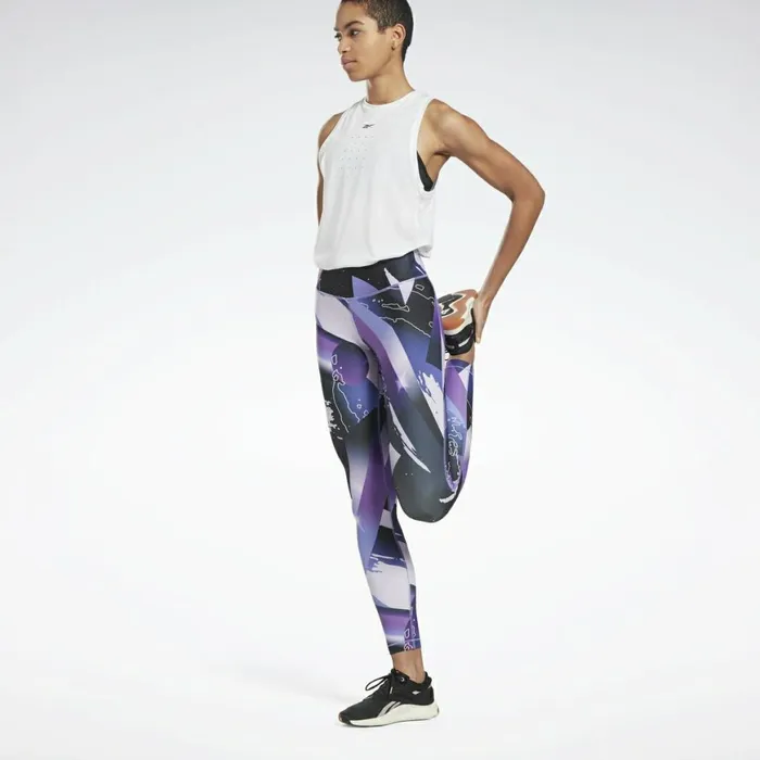 Pants and Sweatpants Womens Reebok Lux Bold Tights Dark Orchid