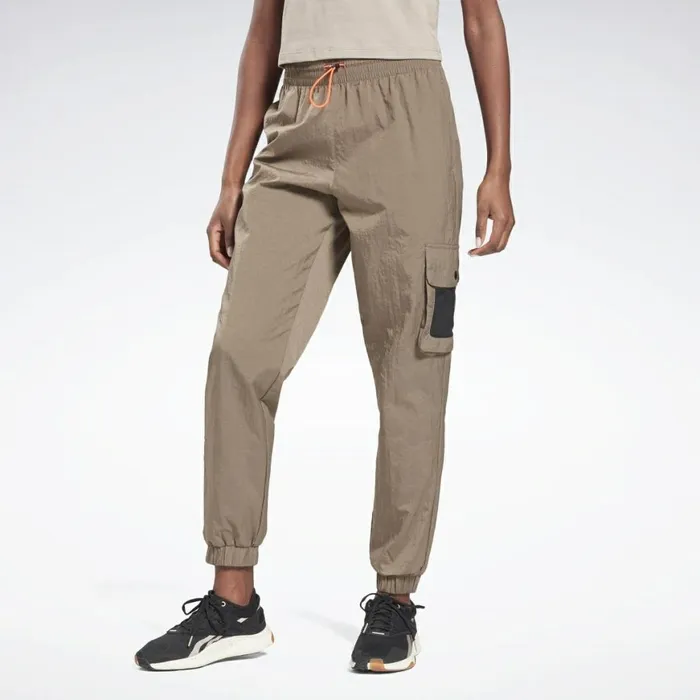 Pants and Sweatpants Womens Reebok MYT Woven Joggers Trek Grey