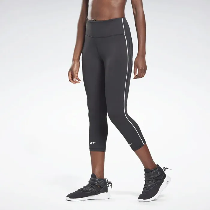 Pants and Sweatpants Womens Reebok Vector Capri Tights Black