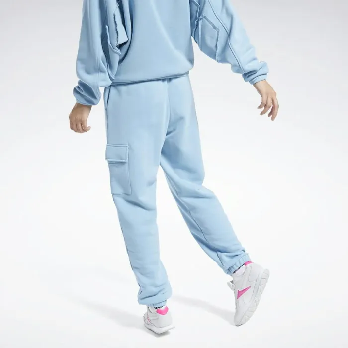 Pants and Sweatpants Womens Reebok Washed Denim Track Pants Sheer Blue