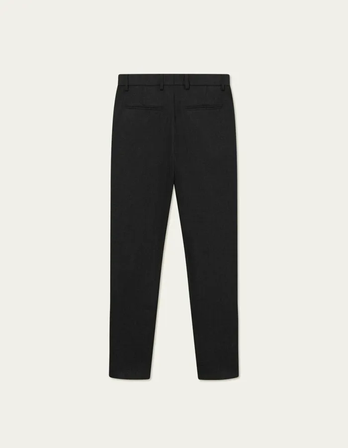 Pants Men Les Deux Como Reg Herringbone Suit Pants 8211 CharcoalGrey Melange