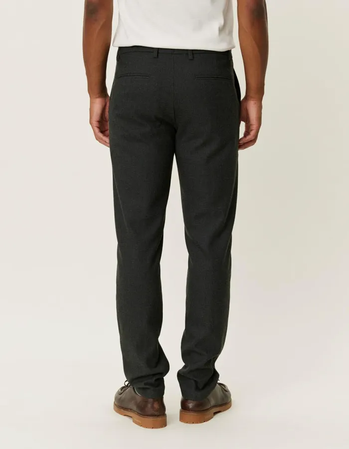 Pants Men Les Deux Como Reg Herringbone Suit Pants 8211 CharcoalGrey Melange