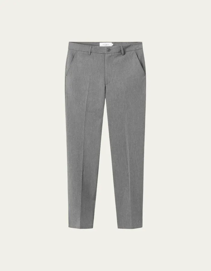 Pants Men Les Deux Como Reg Suit Pants 8211 Grey Melange