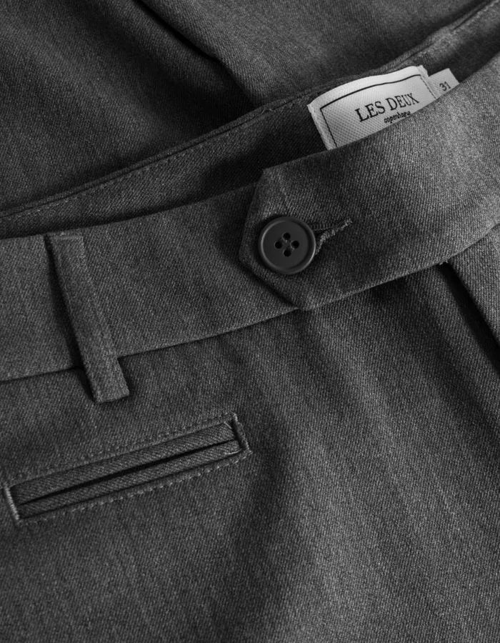 Pants Men Les Deux Como Suit Pants 8211 Grey Melange