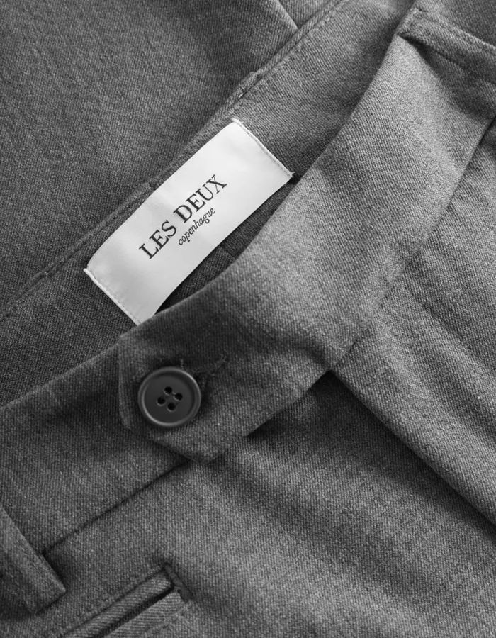 Pants Men Les Deux Como Suit Pants 8211 Grey Melange