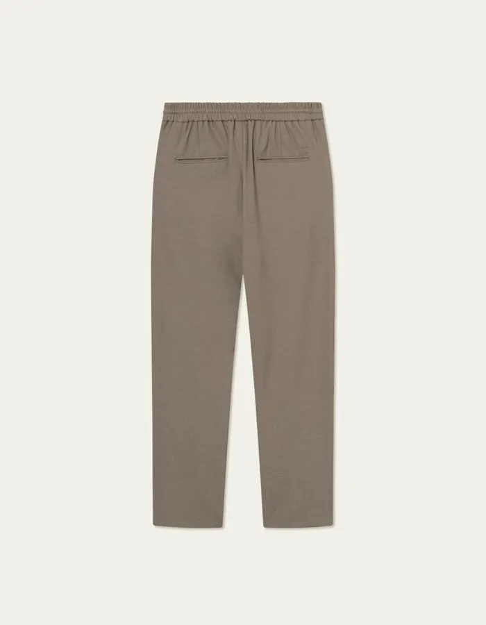 Pants Men Les Deux Como Tapered Drawstring Pants 8211 Seasonal 8211 Walnut Melange