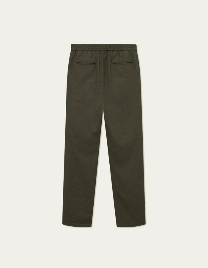 Pants Men Les Deux Como Tapered Wool Pants 8211 Bungee Cord Melange