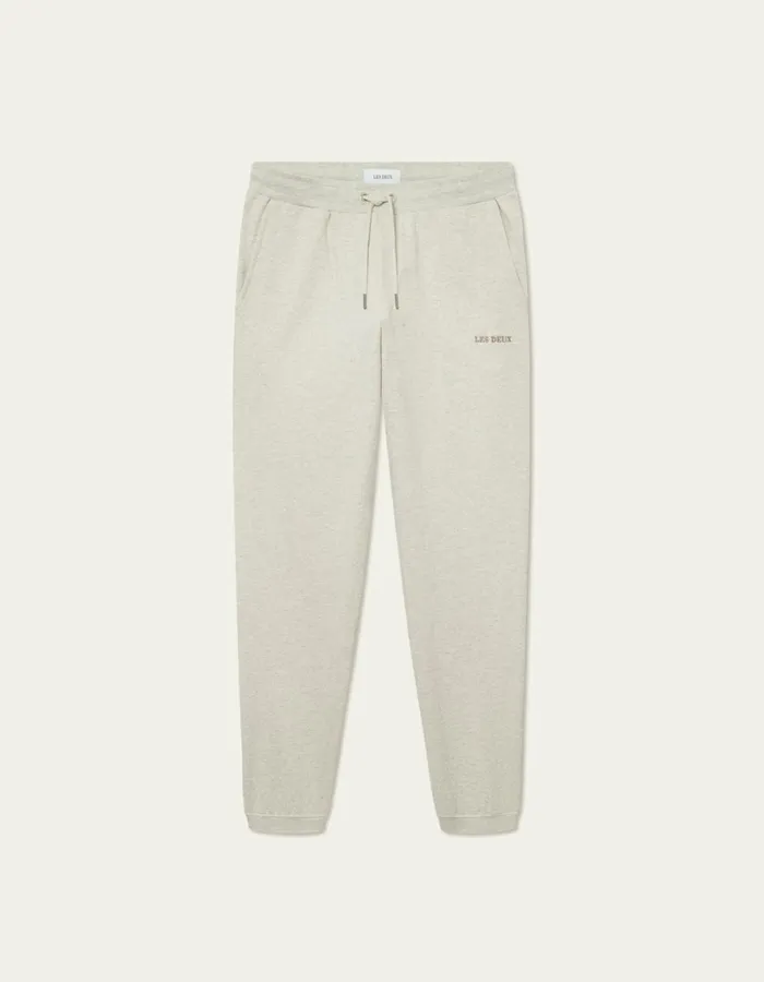 Pants Men Les Deux Dexter Sweatpants 8211 Ivory Melange