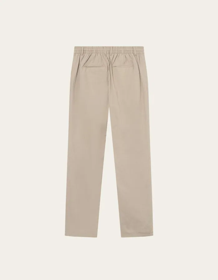 Pants Men Les Deux Pino CottonLinen Pants 8211 Dark Sand
