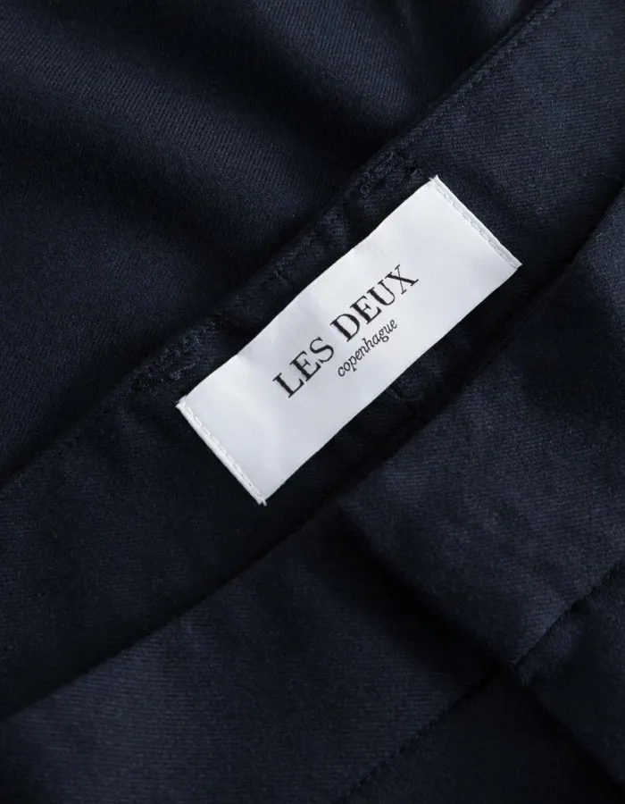 Pants Men Les Deux Reece Pleated Suit Pants 20 8211 Dark Navy