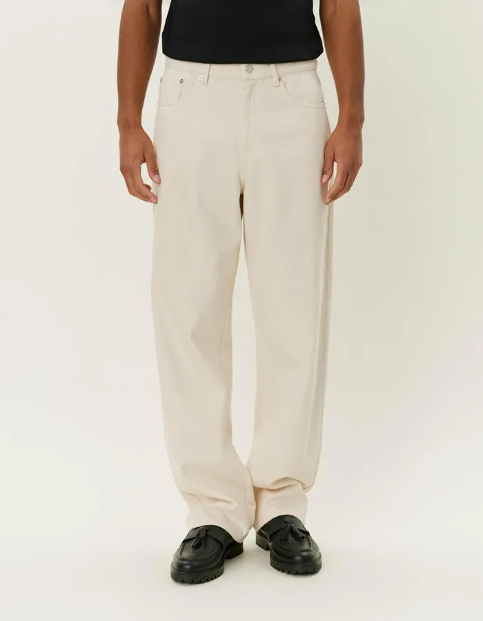 Pants Men Les Deux Roi Denim Pants 8211 Ivory